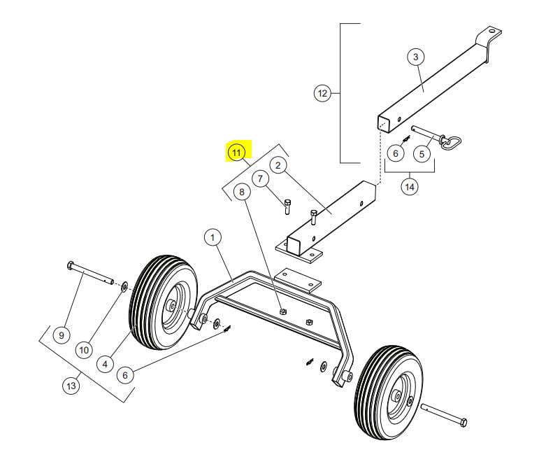 Western Plow Part 75945 RECEIVER MOUNT KIT