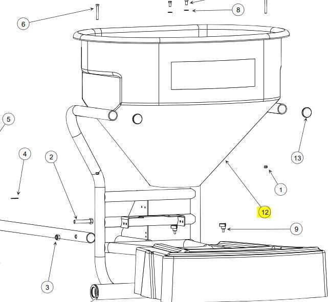 SaltDogg PRO2500CH Chain Hopper Assembly Diagram From, 57 OFF