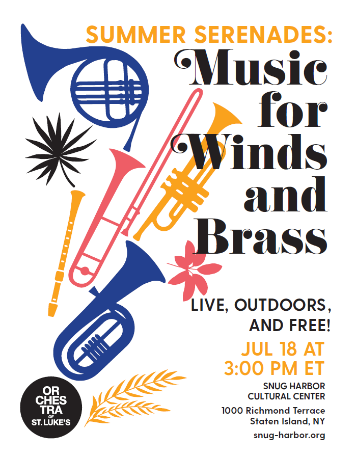 Orchestra of St. Luke's presents Music for Winds and Brass Snug