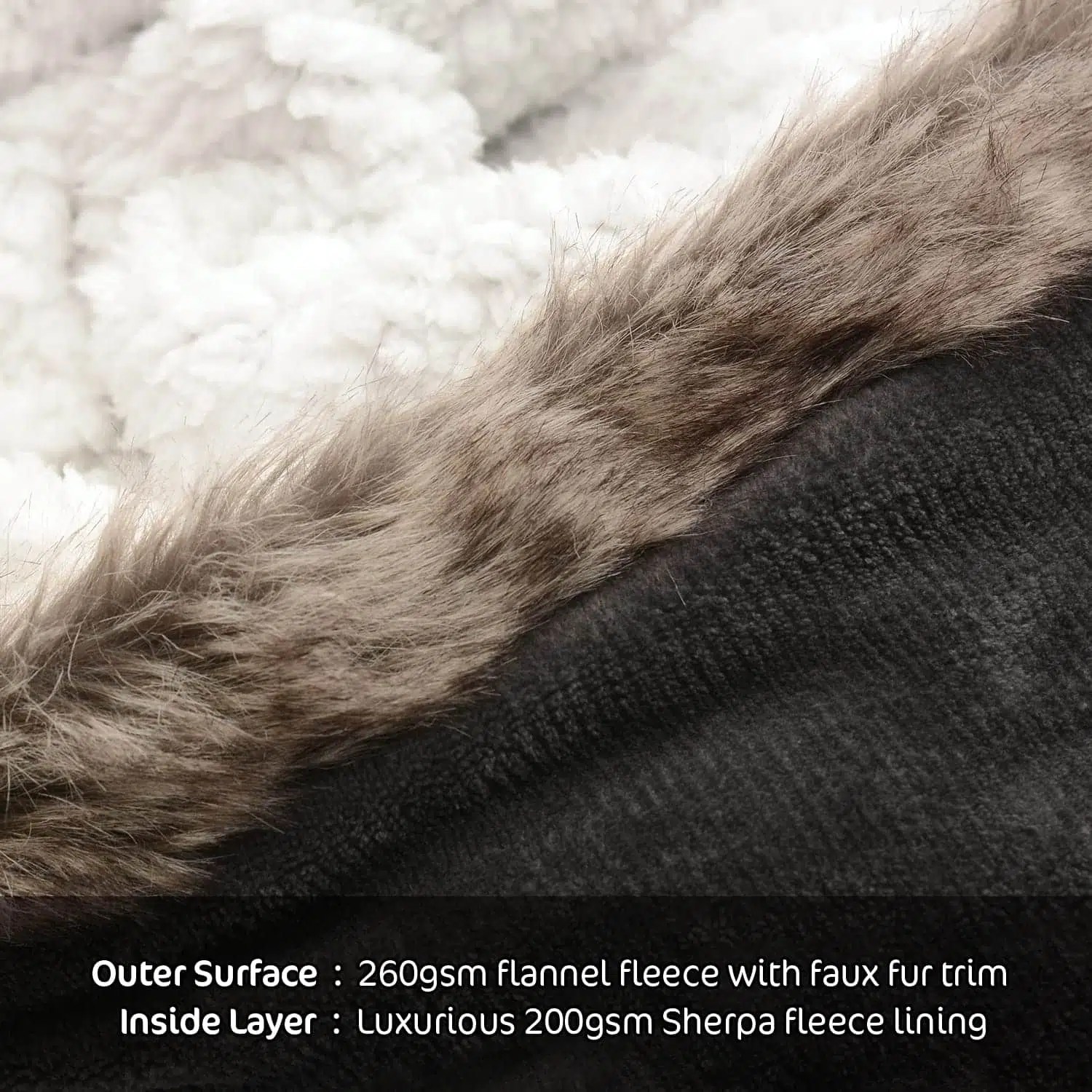 SnugRug Eskimo Hoodie Blanket (Slate Grey) SnugRug® Super Soft