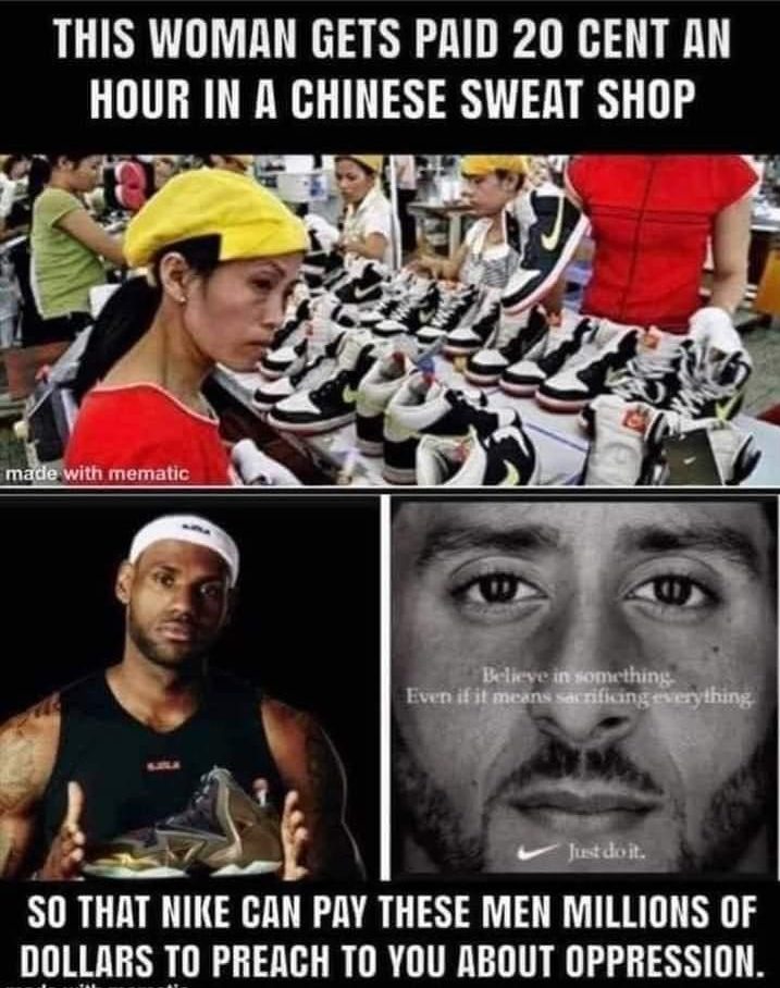 Nike hypocrisy SnuggleDuck