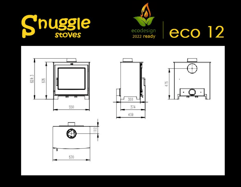 Eco 12 Model Snuggle Stoves