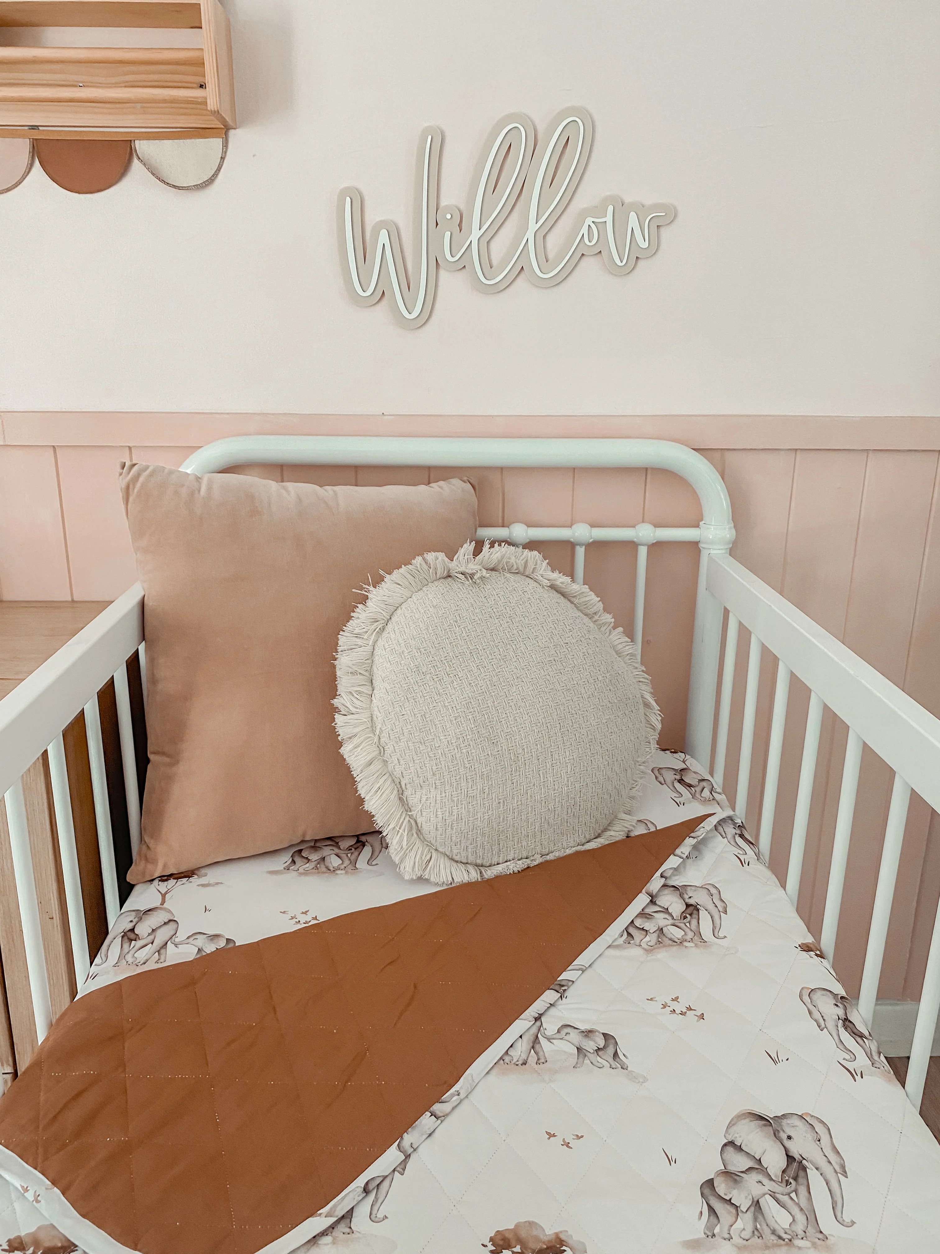 Safari Crib Coverlet Snuggly Jacks