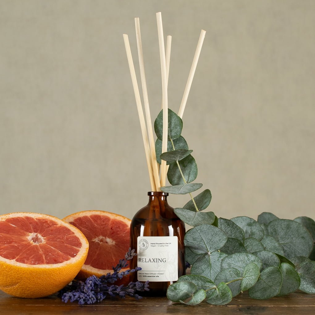 Lemongrass & Basil Natural Reed Diffuser Calming Snug Scent®