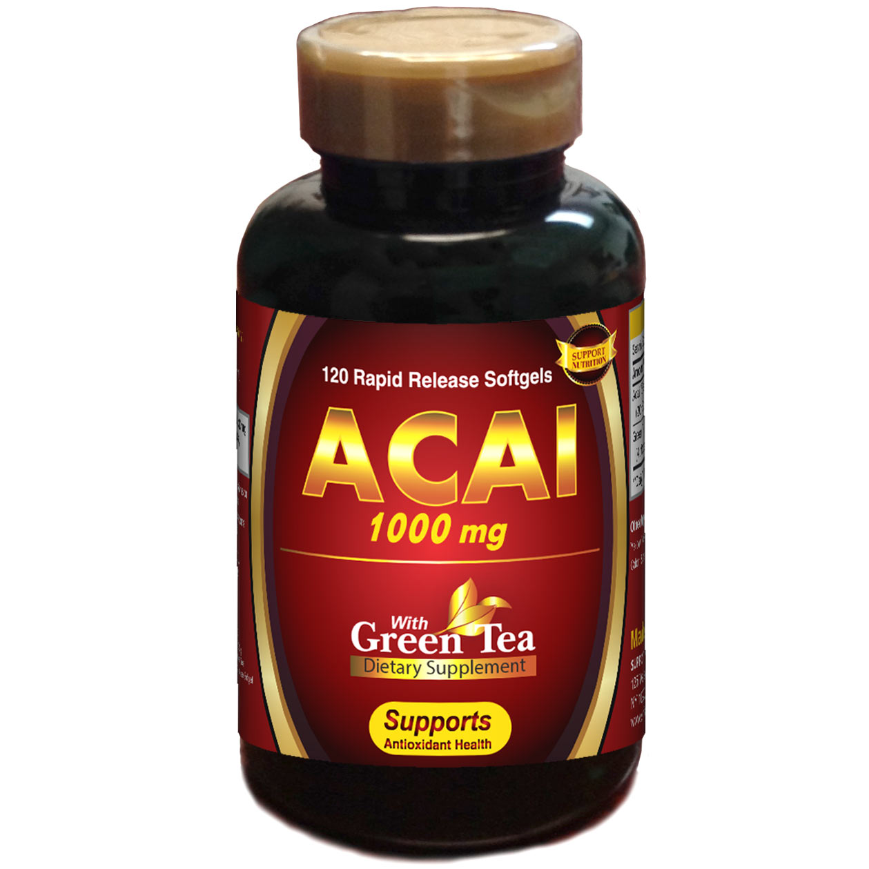 ACAI 1000mg Green Tea Dietary Supplement