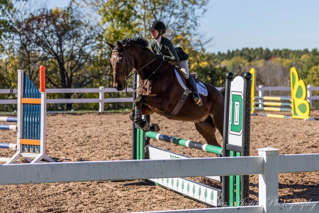 Senior Spotlight Claire Azar ’22 cocaptains equestrian in her