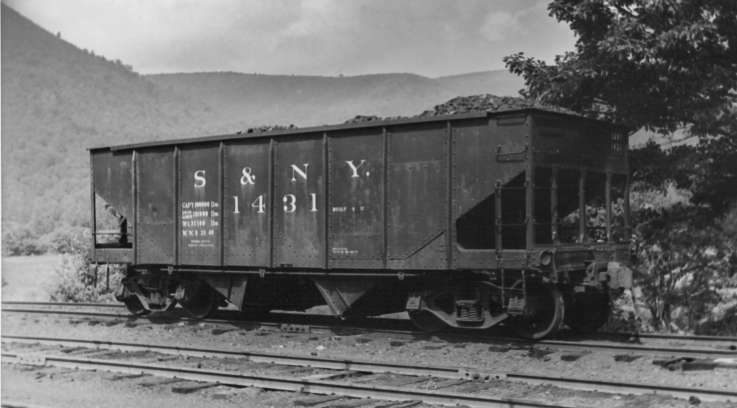 Hopper cars Susquehanna & New York Railroad