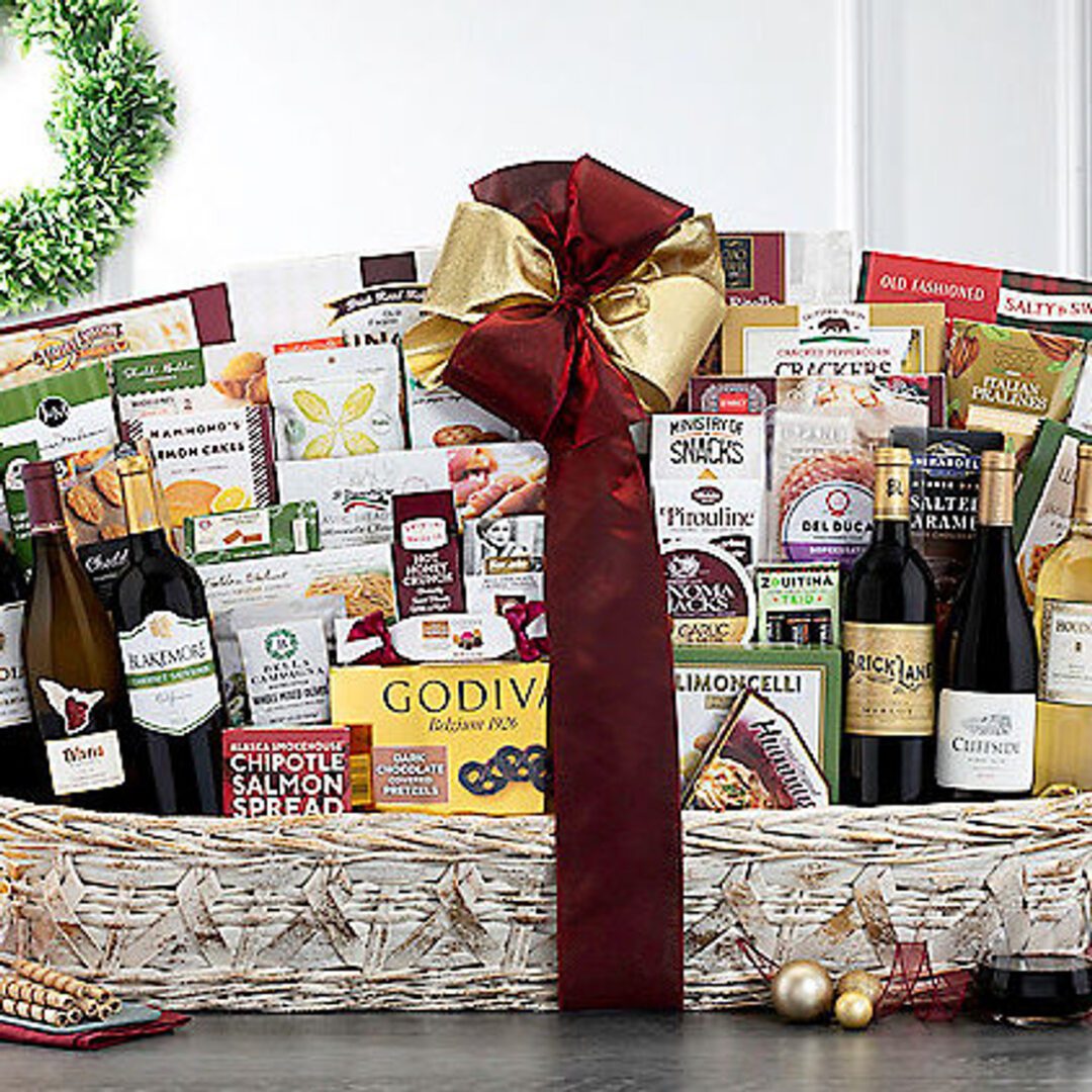 California Half Dozen Collection Gourmet Wine Gift Basket So Fly