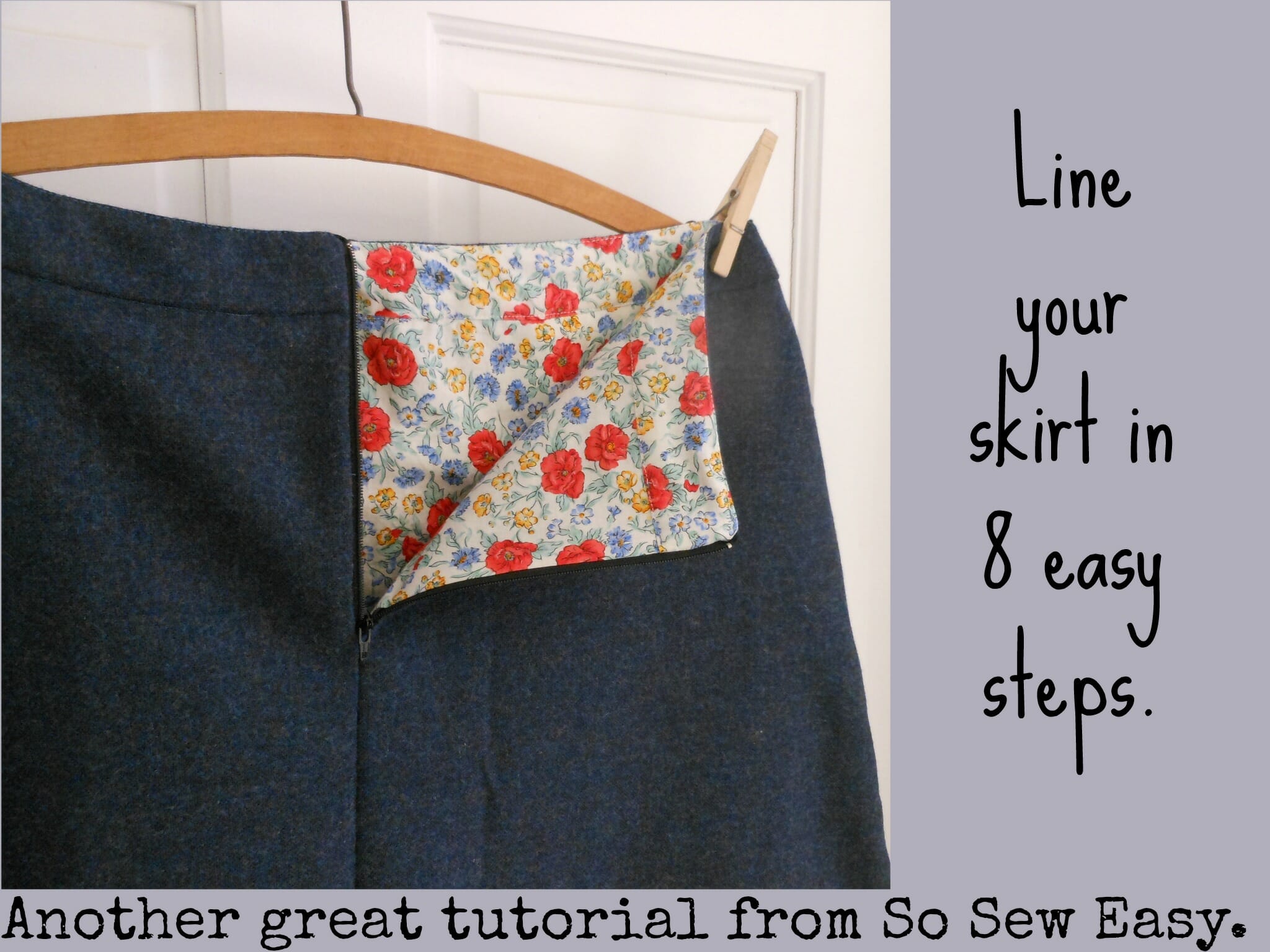How To Sew A Lining In A Skirt With A Slit Vent Extension vlr.eng.br