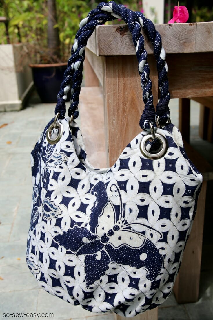 Anti Pickpocket Bag FREE pattern, tutorial, and video sewalong So