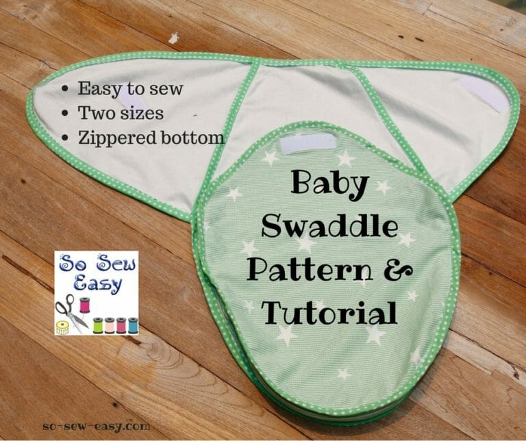 Free Baby Swaddle Pattern Easy Tutorial So Sew Easy