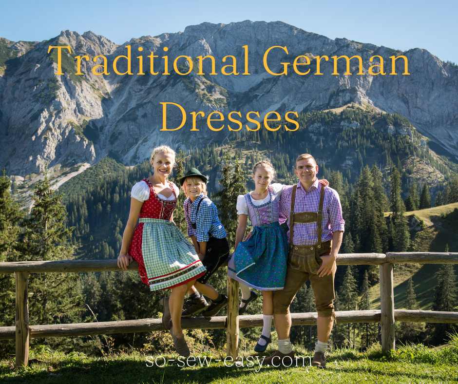 Traditional German Dresses Famous Regions And History Sewing Info