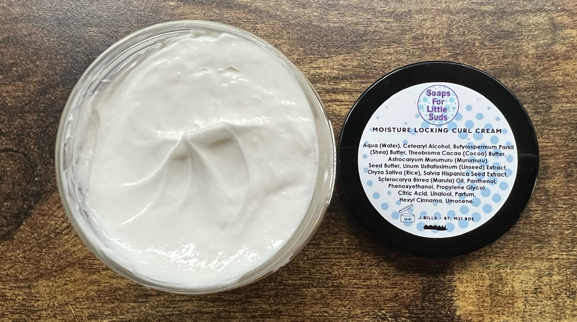 Moisture Locking Curl Cream 200ml Soaps For Little Suds