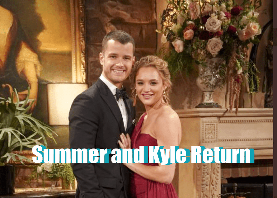 The Young and the Restless (Y&R) Spoilers Summer and Kyle Return
