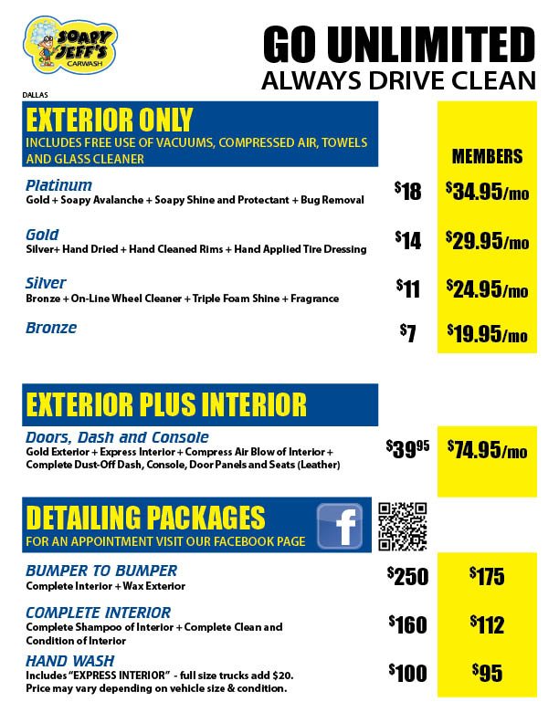 Dallas Soapy Jeff's Car Wash