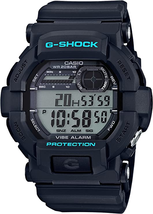 Casio 2018 GD3501CR Watch GShock Vibration Alarm Black