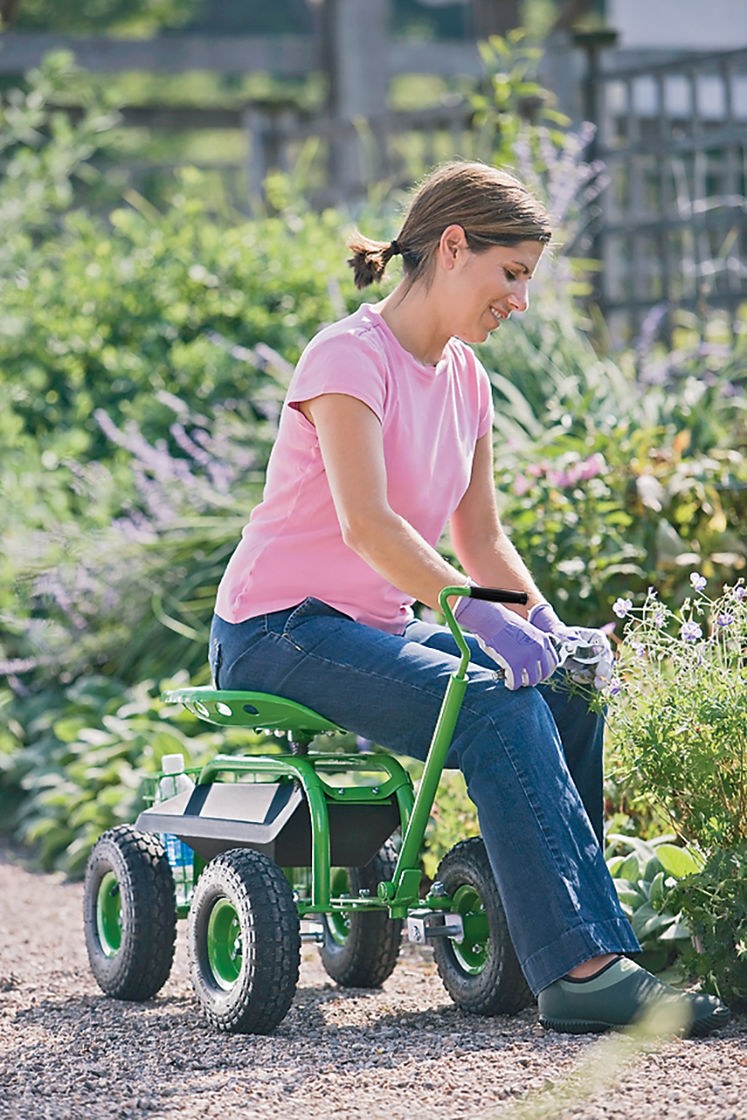 Deluxe Tractor Scoot with Bucket Basket