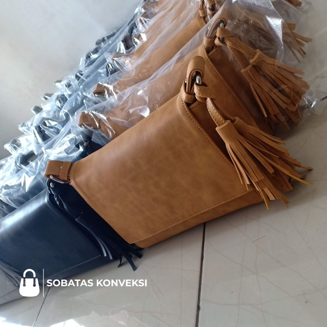 Tas Bahu Kulit Wanita Solimit Konveksi