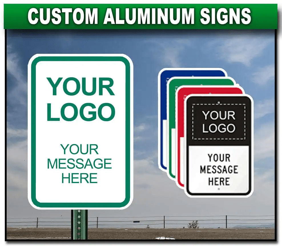 Custom Aluminum Signs (12″ x 18″ x 0.063″) Sobe Ink