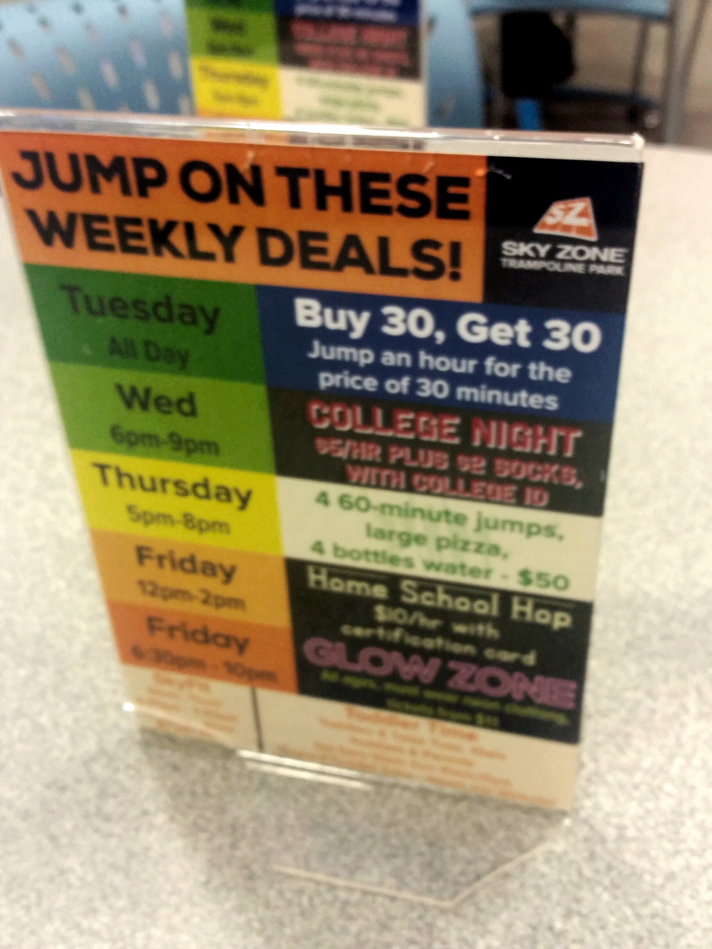 #outandaboutAva celebrates #NationalCrayonDay @SkyZone #SkyZoneRaleigh ...