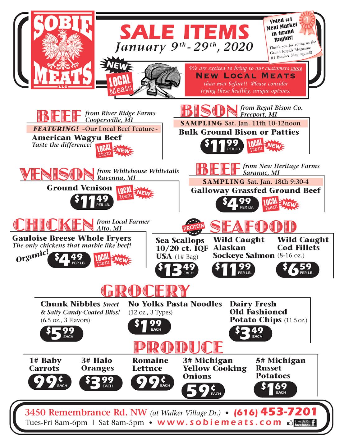 Sobie Meats » Current Sale Items