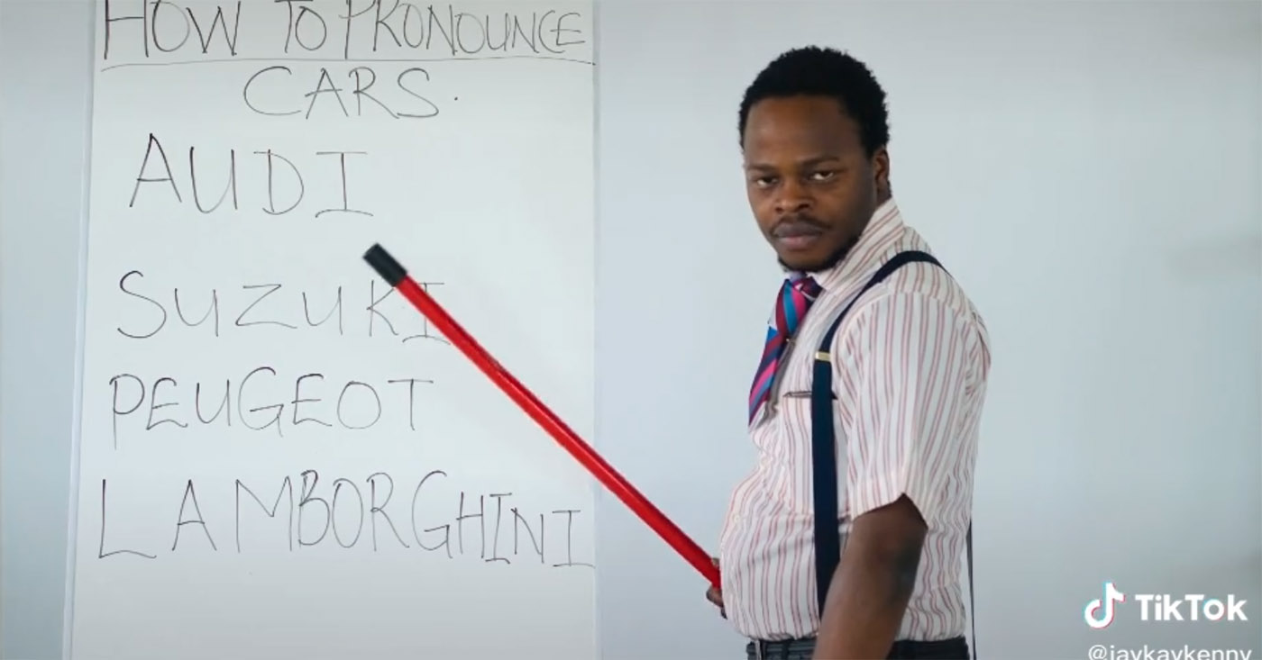 Your Lesson Today How To Pronounce Cars Thanks To JayKayKenny On TikTok So Binge