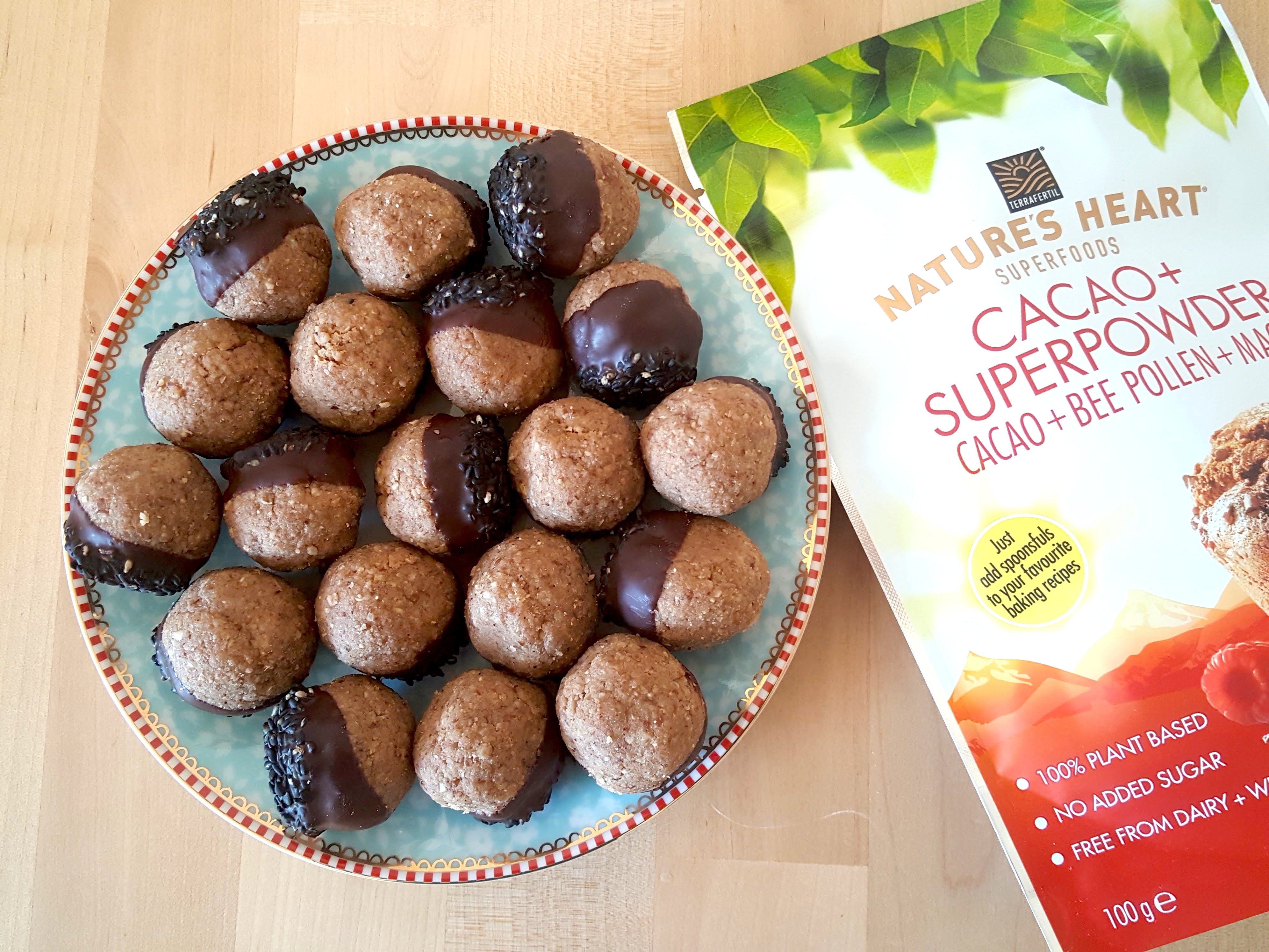 Chocolate Maca Protein Balls SOBODY HEALTHY RECIPES