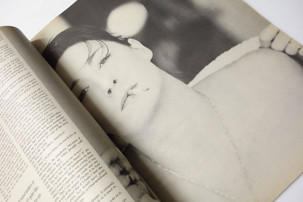 Andy Warhol's Interview Magazine December 1987 vol.XVII no.12 Angelica