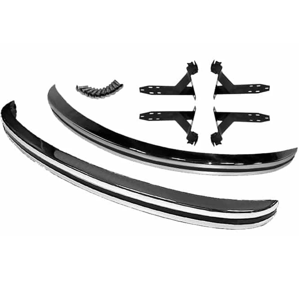 Chrome Bumper Kit, fits ‘68’73 Bug & Super Beetle 113798103