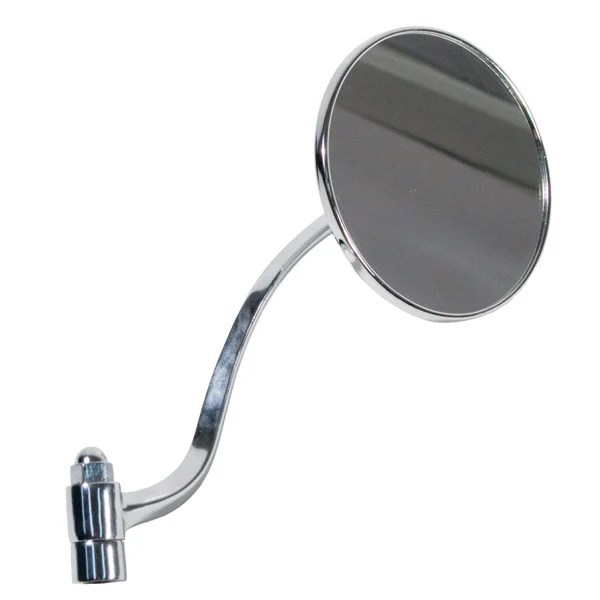 Round Door Mirror, Right Side, fits '50 to '67 151512R Classic VW