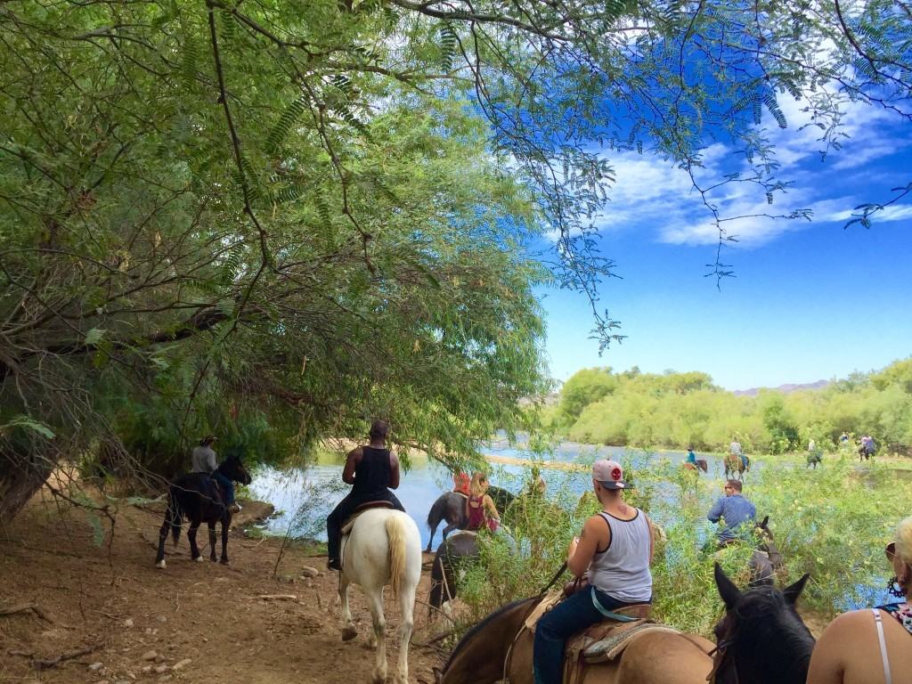 On Horseback Through Scottsdale with Fort McDowell Adventures SoCal