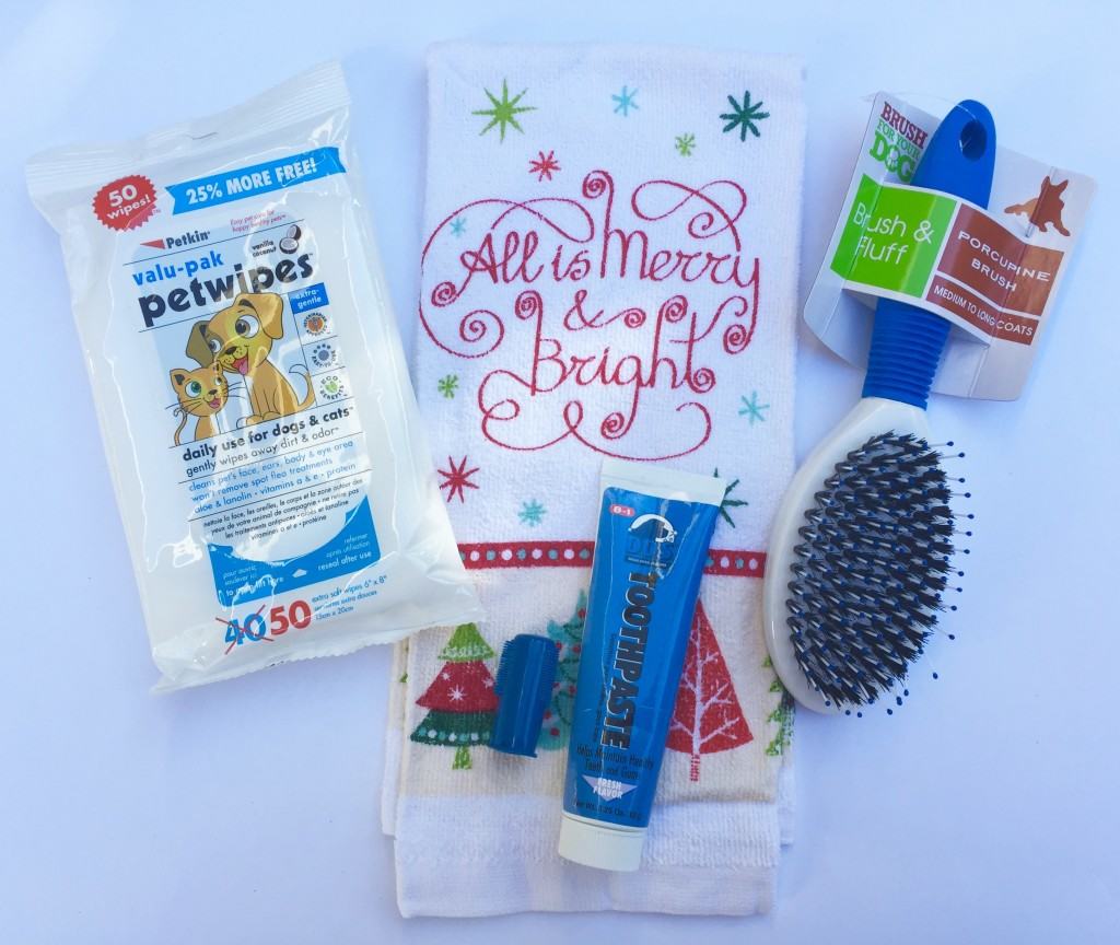 Holiday Dog Grooming Gift Basket StepbyStep Tutorial with Pictures