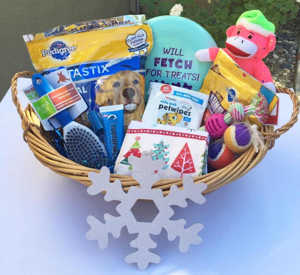 Holiday Dog Grooming Gift Basket StepbyStep Tutorial with Pictures
