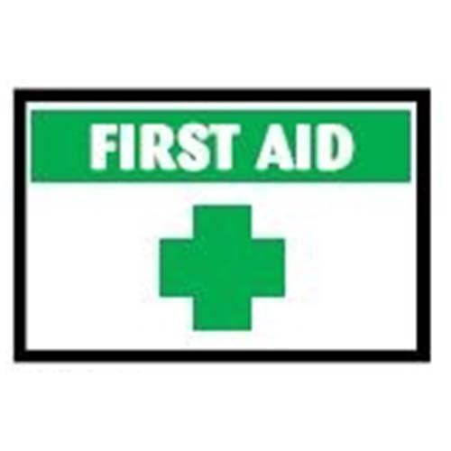 First Aid Sign Unishield