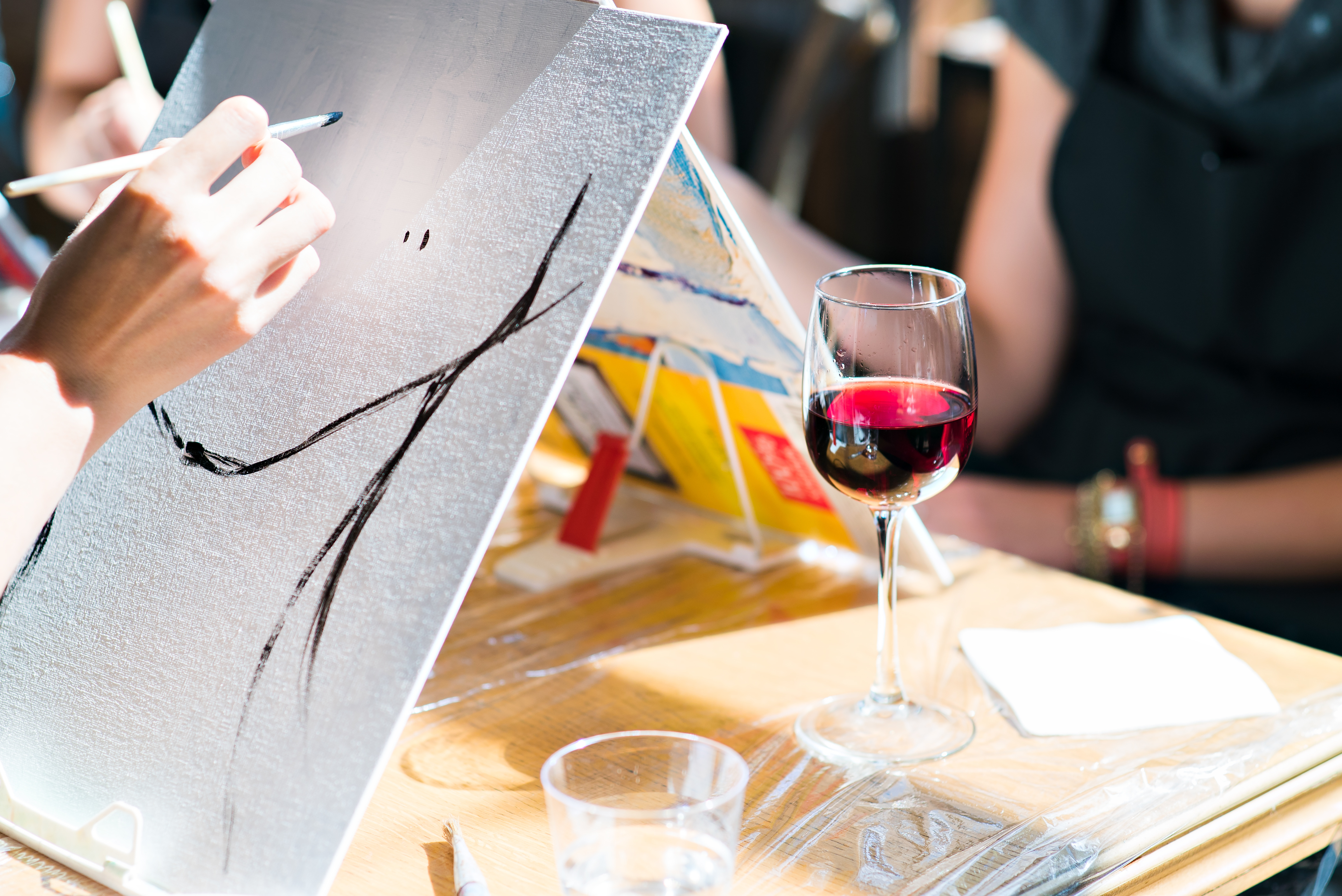 Paint and sip with one of these wine delivery services Southern