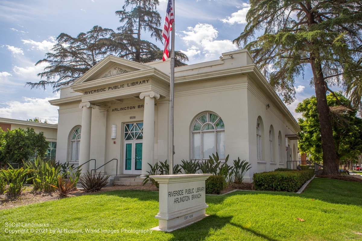 Arlington Branch Library in Riverside SoCal Landmarks