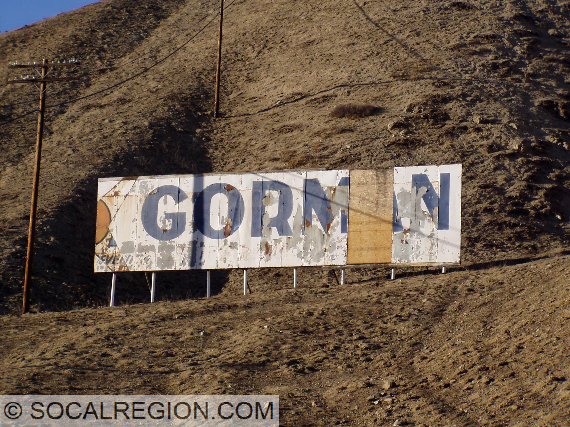 Southern California Regional Rocks and Roads US 99 Gorman