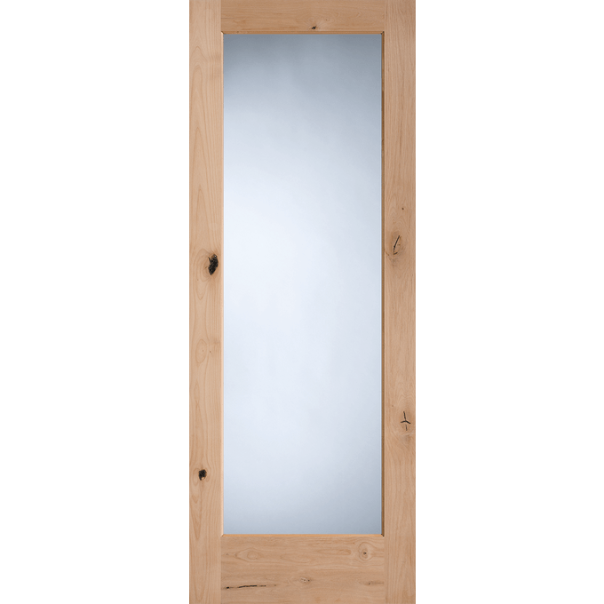 1Lite Clear Glass Knotty Alder Solid Core KA1501C SoCalTrim