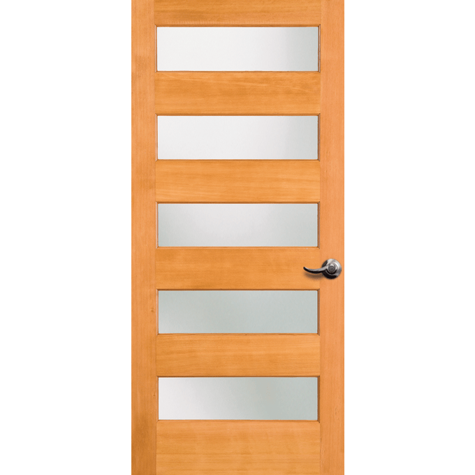 French Door 5lite Shaker Sticking (White Lami glass) FS1605WL