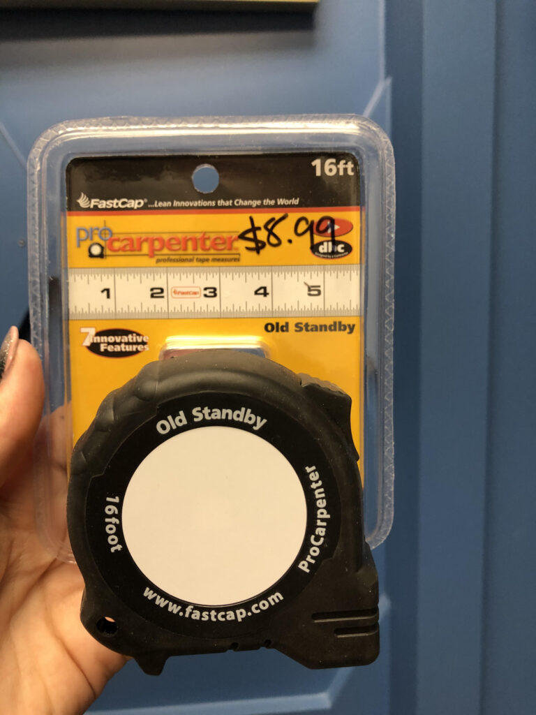 Old Standby ProCarpenter Tape Measure. SoCalTrim Discount Molding