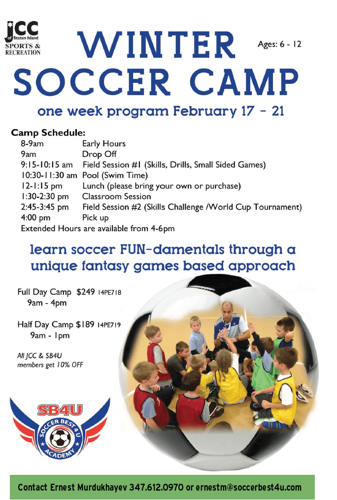 Winter Camp SoccerBest4U AcademySoccerBest4U Academy