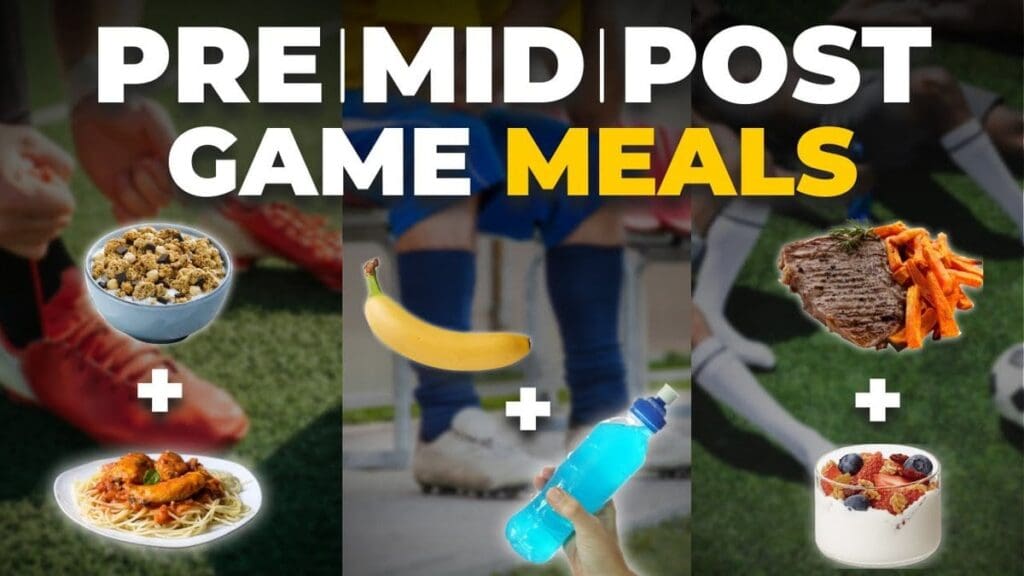 Best Pre Match Meal Football Clipart