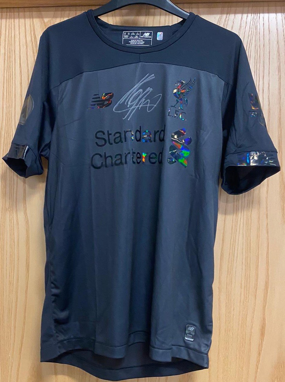 Win a 19/20 Liverpool Blackout shirt signed by Klopp Soccer Comps