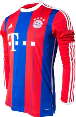 Bayern Munich Long Sleeve Jersey 2014/15 adidas FC Bayern Jerseys