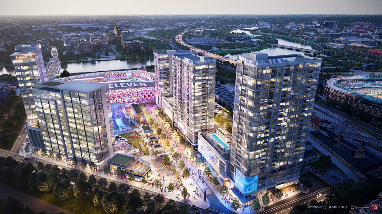 New Eleven Park stadium development unveiled by Indy Eleven Soccer