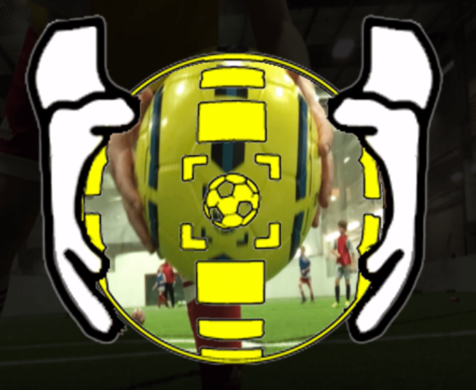 DribbleUp Smart Soccer Ball Soccer Stripes