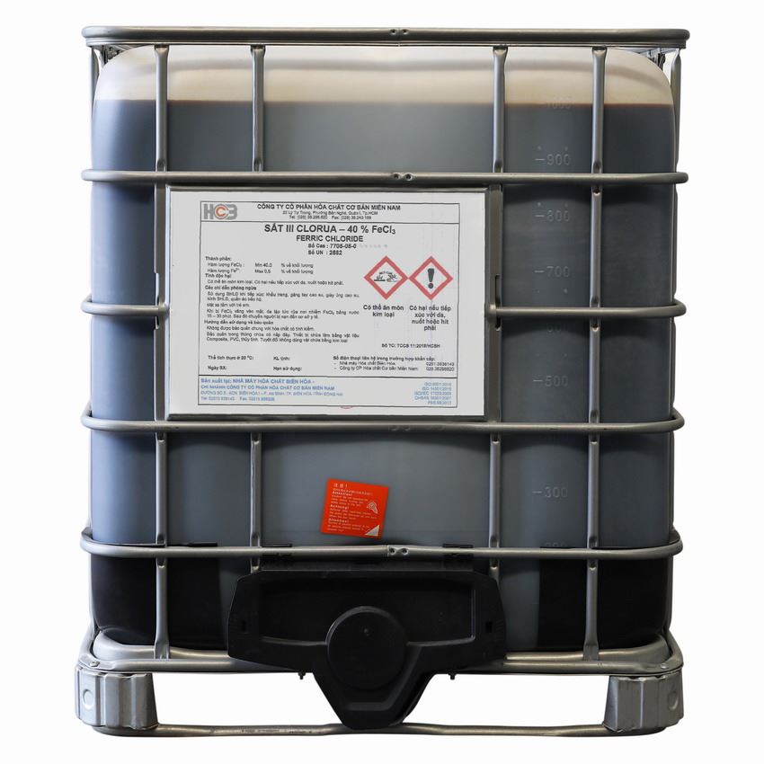 Iron (III) Chloride Solution FeCl3 40 HÓA CHẤT CƠ BẢN MIỀN NAM