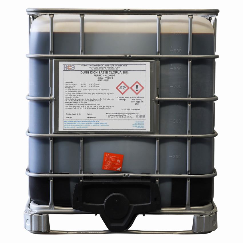 Iron (III) Chloride Solution FeCl3 38 HÓA CHẤT CƠ BẢN MIỀN NAM