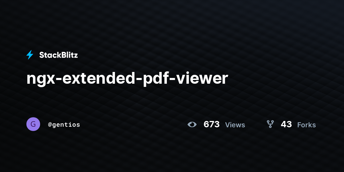 ngxextendedpdfviewer StackBlitz