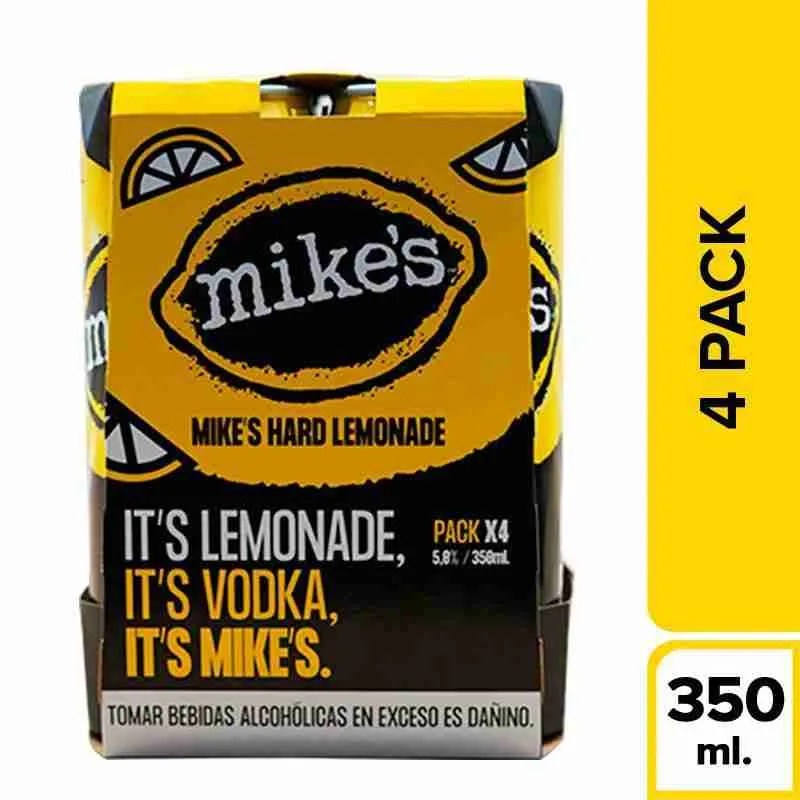 Vodka MIKES Maracuya 4 Pack Lata 350ml Social Drinks